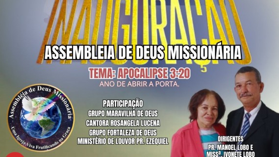 Grande Inauguração AD Missionária SGC